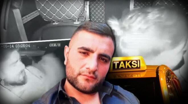 Ankara’da taksi şoförüne satırlı saldırı! Dehşet anları kamerada