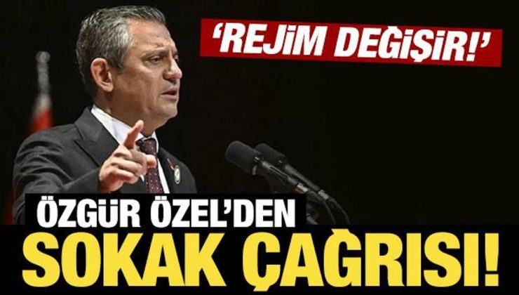 Özgür Özel’den ‘sokak’ çağrısı: Bir milyon kişi meydana iner rejim değişir!