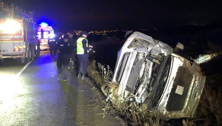 Çorum’da trafik kazası! 1 can kaybı, 1 yaralı