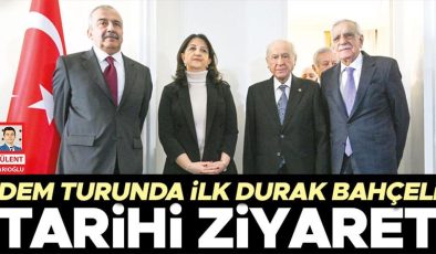 DEM Parti’den Bahçeli’ye tarihi ziyaret