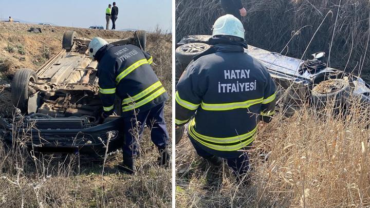 Hatay’da 2 otomobil ve 1 motosiklet çarpıştı: 1 ölü, 8 yaralı