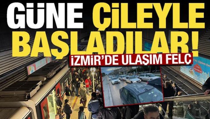 İzmir’de belediye otobüs şoförleri iş bıraktı, duraklar doldu taştı!