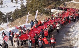 Sarıkamış şehitlerinin izinde şafak yürüyüşü