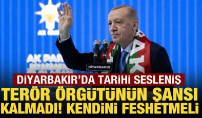 Son Dakika: Cumhurbaşkanı Erdoğan: Terör örgütü kendini feshetmeli!